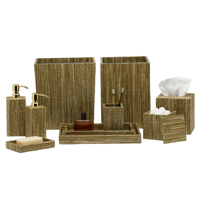 Sumter Olive Hemp Bathroom Accessories