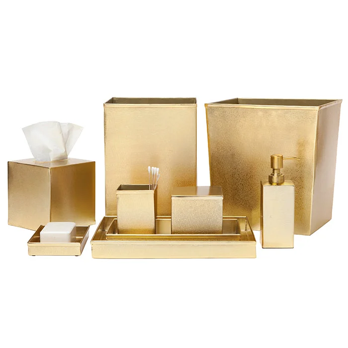 Tiset Gold Etched Stainless Steel Bathroom Accessories