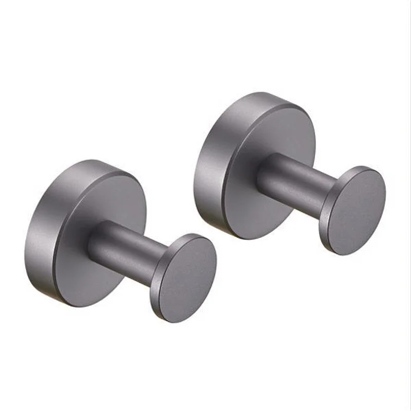 Towel Hook Wall Mounted Shower Robe Hook Set of 2