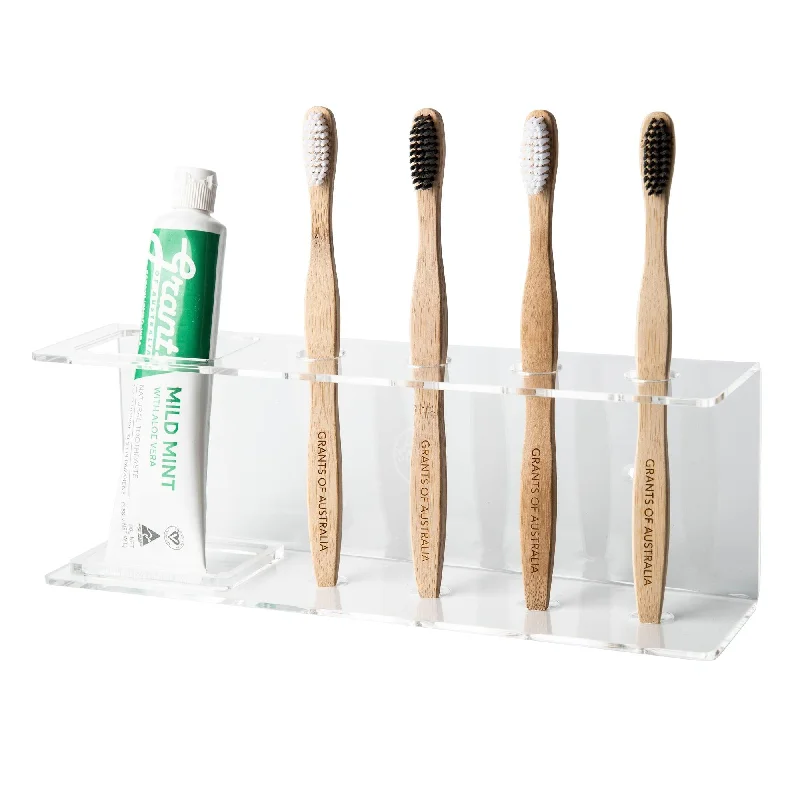 Wall Mounted Acrylic Toothbrush Holder