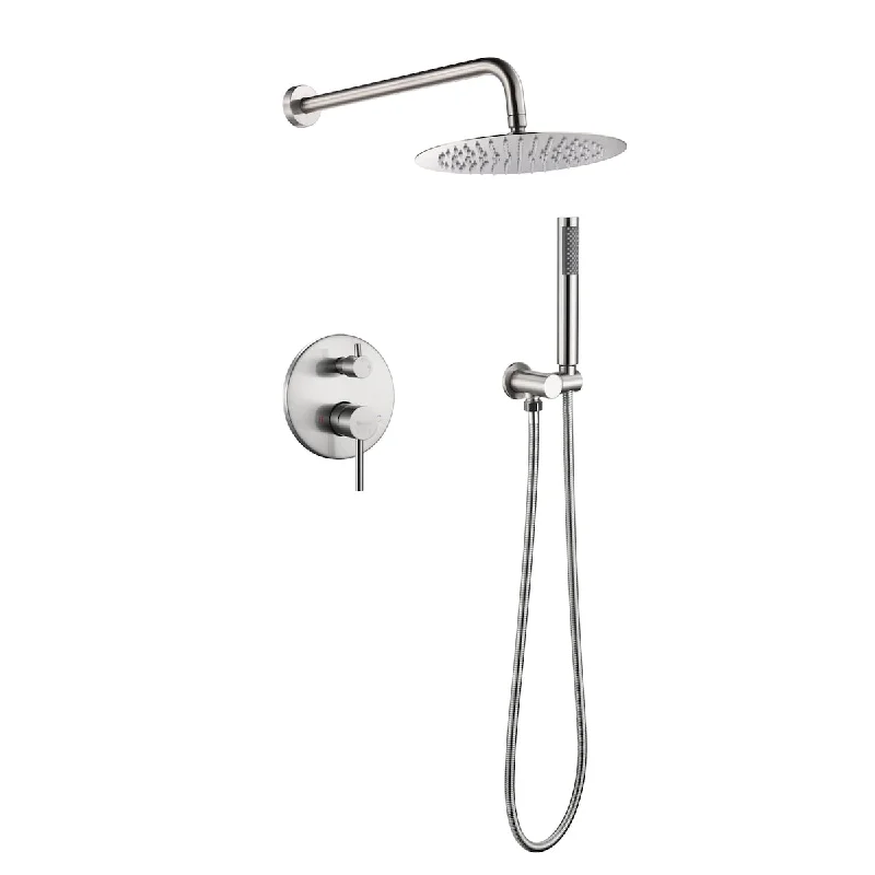 Wall Mounted Rainfall Shower Head System - 17.32*12.59*4.92