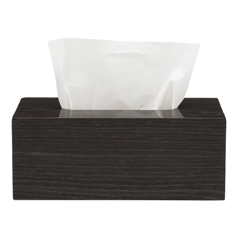 Westerly Veneer Rectangle Tissue Box (Dark Oak)