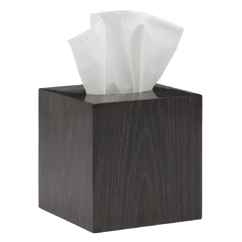 Westerly Veneer Tissue Box Cover (Dark Oak)