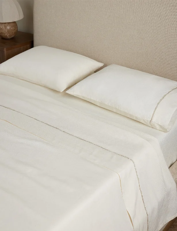 Yuka Linen Bamboo Sheet Set by DISC Interiors